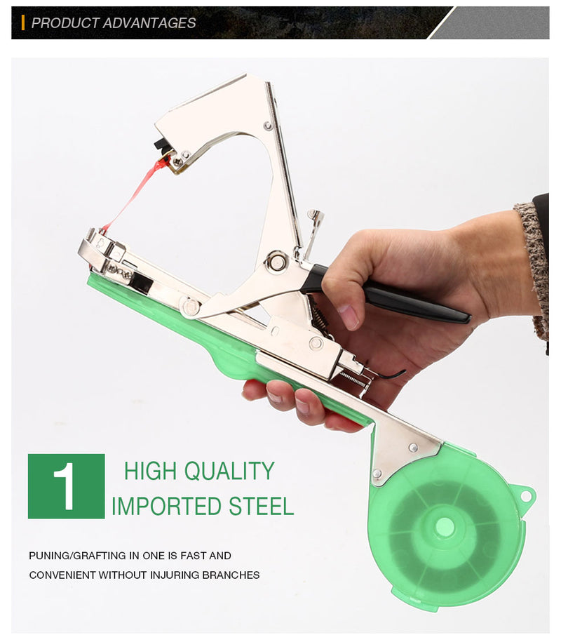 Garden Plants Tying Machine Plant Branch Hand Tying Binding Machine Minced Vegetable Tapetool Tapener Tapes Garden Tools