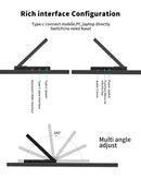 HGFRTEE 18.5inch Portable Monitor 100Hz RGB100% With VESA Hole & Back bracket Laptop Extended Display ADS-IPS HDR Screen