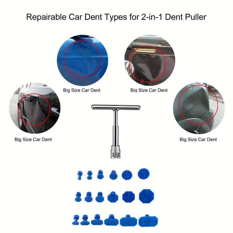 Car Paint Dent Repair Tool, Dent Repair Puller Kit, Dent Removal Puller Set