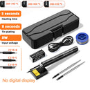 1000mAh USB LED Digital Electric Soldering Iron Kit Mini Cordless Adjustable Temperature 300-450℃ Smart Welding Solder Tool
