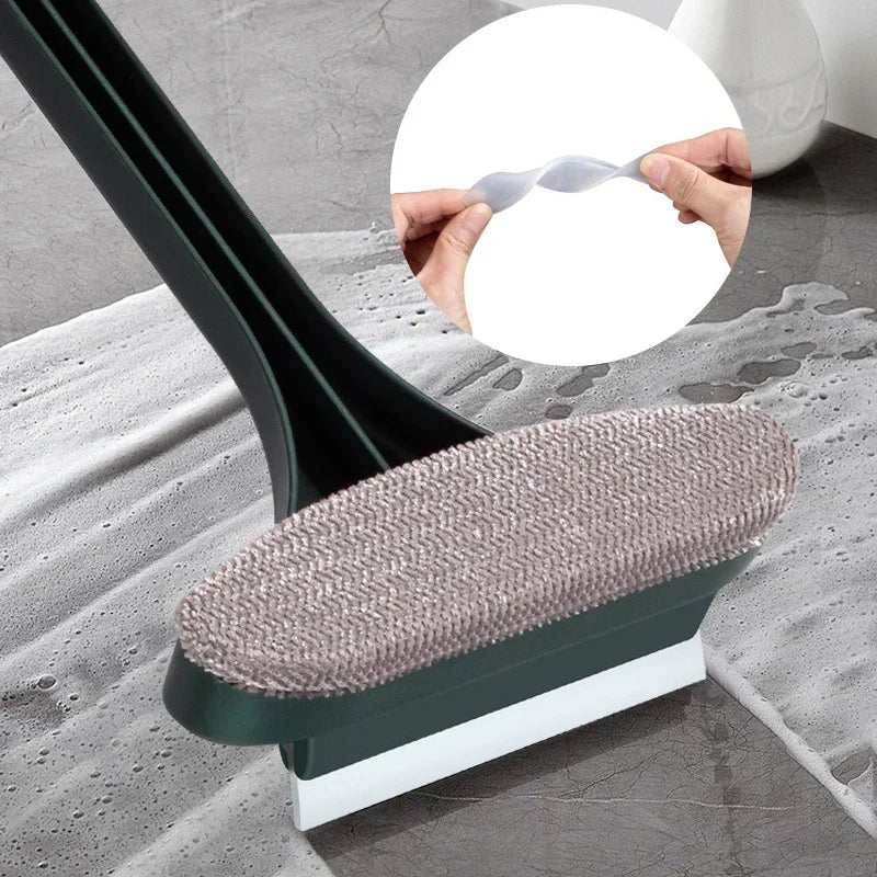 Escova multifuncional anti-mosquito para tela, escova de vidro seca e molhada, dupla utilização, limpeza doméstica, poeira, ferramenta de limpeza de janelas