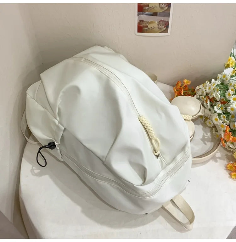 Large Capacity Schoolbag for Boys and Girls, High School and College Students, Simple Casual Sports Backpack, Fashion Travel Backpack