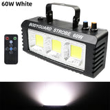 ALIEN RGB White DJ Disco Strobe Lights 40W 60W 80W 100W Remote Control Sound Flash Party Wedding Holiday Stage Lighting Effect