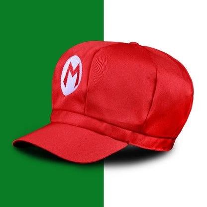 Game Super Mario Bros Luigi Plumber Cosplay Demo Hat Waluigi Wario Odyssey Cartoon Sunhat Halloween Party Hat Accessories Props