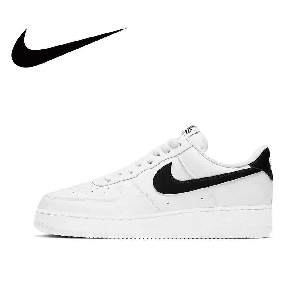 Nike Original White Air Force 1 07 Low Trendy Board Shoes Lightweight Breathable Men's Casual Shoes