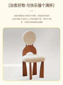 Nordic Bedroom Makeup Chair Modern Dresser Accent Wooden Dining Chair Luxury Relax Minimalist Design Home Furniture Cadeira LLMC