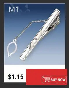 New Metal Silver Color Tie Clip For Men Wedding Necktie Tie Clasp Clip Gentleman Ties Bar Crystal Tie Pin For Men's Accessories