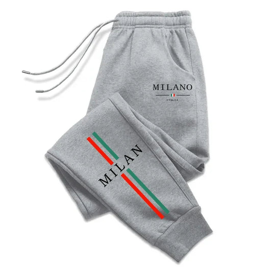 Men's Sweatpants Fashion City Print Versatile Gym Jogging Pants HotSales Soft Sports Casual Trousers High Quality Trend Man Pants