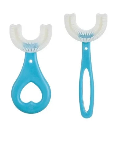 Baby Toothbrush Children 360 Degree U-shaped Child Toothbrush Teethers Baby Brush Silicone Kids Teeth Oral Care Cleaning