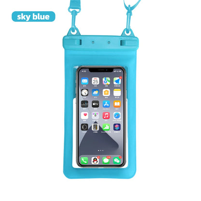 Funda impermeable FONKEN para teléfono, transparente, para la nieve, la selva tropical, bolsa seca, bolsa para natación, fundas grandes para teléfono móvil.