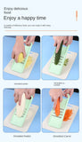 Grater Vegetables Slicer Carrot Korean Cabbage Food Processors Manual Cutter Kitchen Accessories Supplies Useful Things for Home