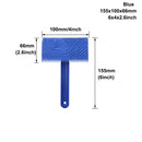 Wood Graining Tool Set Fake Wood Grain Roller Painting with Hand DIY Rubber Graining Tool for Wall Room Art Paint Decoration