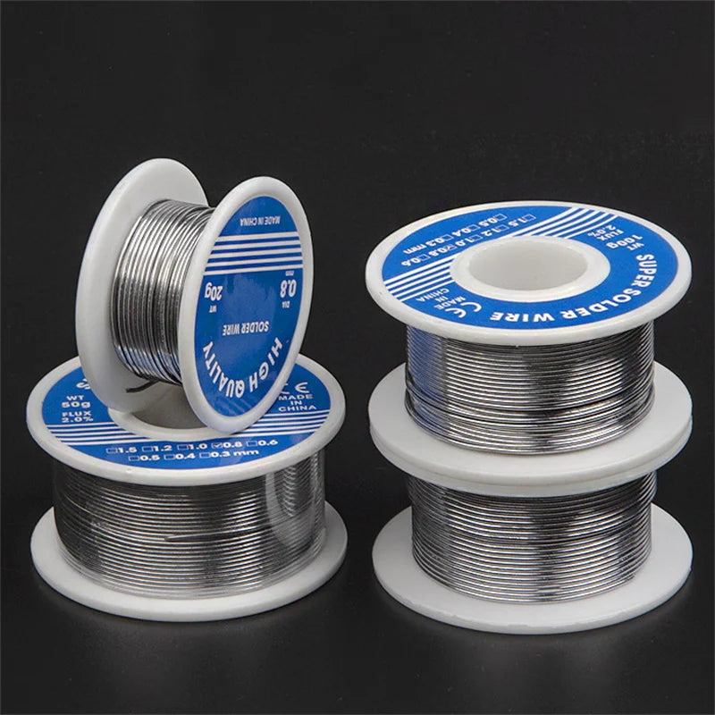 20/30/50/100g Electronic Soldering Wire Solder Wires Rosin Core Tin Multipurpose Welding Wire Flux Iron Wire Reel Household Tool