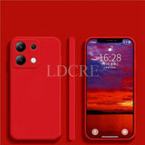 For Xiaomi Redmi Note 13 Case Liquid Silicone Cover Redmi Note 13 Pro Plus Case TPU Protective Phone Case Redmi Note 13 Cover