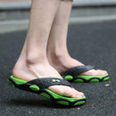 Men's Summer 2025 Trendy Flip Flops Beachwear Slippers Anti-slip Deodorant Casual Shoes Plastic Slip-On Sandals for Adults
