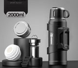 316 Stainless Steel Insulated Thermos Bottle, 1L, 2L, 3L, Outdoor Travel Coffee Mugs, Thermal Vacuum Water Bottle, Thermal Mug