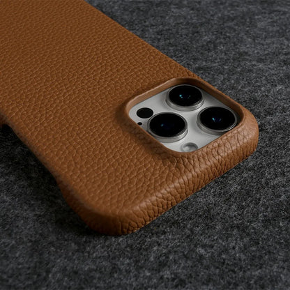 Funda de piel auténtica personalizable con cordón de carga para iPhone 16 Pro Max, 15, 14, 13, 12 y 11, con funda magnética.
