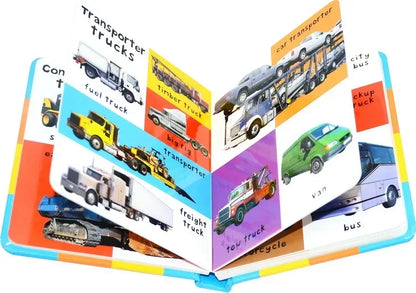 Montessori First 100 English Words Learning Cardboard Book Animals Colors Numbers Language Physical Picture Teaching Aids