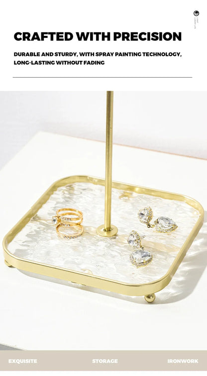 1 creative desktop acrylic base crown jewelry rack suitable for necklace pendants for easy organization and summarization