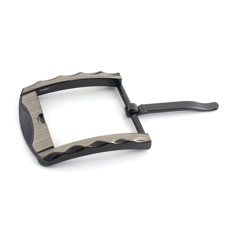 1piece 40mm Metal Belt Buckle Half Heel Bar Buckle Men's  Single Pin Buckle Leather Belt Parts Accesories DIY Fit for 36-39mm