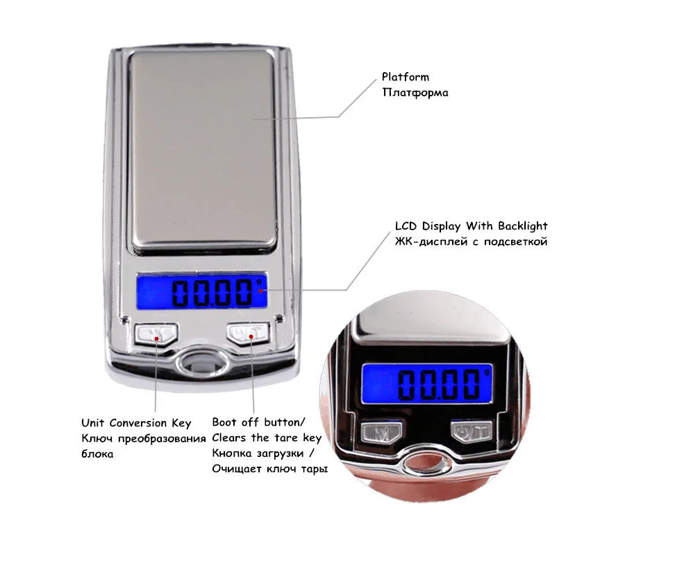 200g 0.01g Precision Portable Car Key Shape Mini Digital Pocket Electronic Gram Scale with LCD Display Batteries kitchen scale