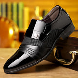 Men's Luxury Lacquer Oxford Wedding Shoes, Pointed Toe Dress Shoes for Men, Classic Business Men's Leather Shoes, Big Size 38-48