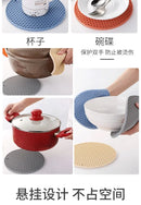 xgnvpy Silicone Mat Coaster Food Grade Non-slip Placemat Table Protection Kitchen Accessory Gadget Round Cup Mat