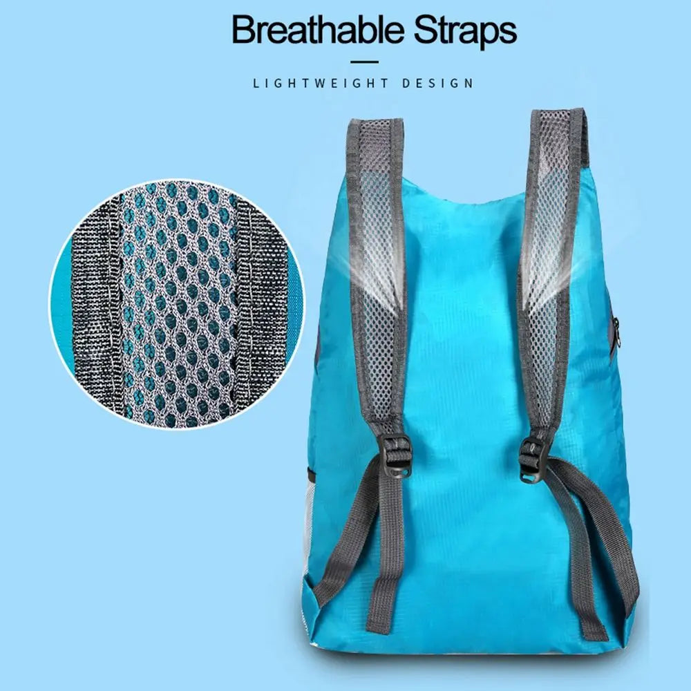 Outdoor Ultralight Nano Waterproof Lightweight Packable Backpack Folding Handy Bag Men Women Daypacks Travel Daypack