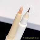 Caneta de bicho-da-seda de cabeça dupla fosca perolada fina flash iluminando sombra caneta contorno sob pálpebra para caneta