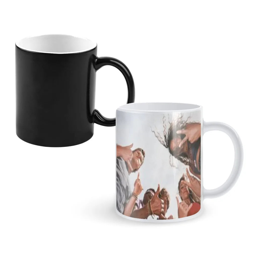 Outer Banks Anime Creativity Color Changing Mug Ceramic Mug Hot Coffee Cup Breakfast Cup Mug Friend Gift