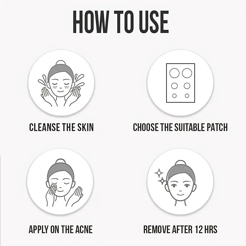 360/720/1080 Counts Hydrocolloid Invisible Pimple Patch Acne Stickers Face Concealer For Spots Acne Pimples Beauty Makeup Tool
