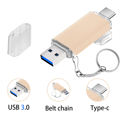 Metal OTG 3. 0 USB flash drive Pen Drive high quality  8GB 16GB 32GB 64GB 128GB Pendrive for Type-C device pen drive Gifts