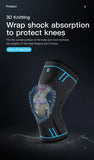 1 Pcs Compression Knee Support Sleeve Elastic Knee Pads Brace Springs Gym Sports Protector Basketball Hiking leg guards