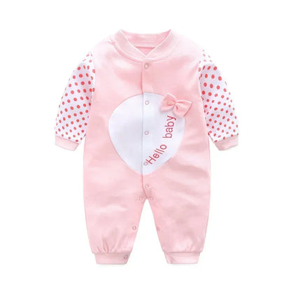 Ropa de bebé primavera 2024, ropa de algodón para niñas de 0 a 12 meses, monos de otoño para recién nacidos, monos cómodos para bebés, mamelucos para bebés niños