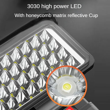 Luz LED para batería Makita de 4 pulgadas, foco portátil inalámbrico para trabajo al aire libre, pesca, herramienta de emergencia de mano 