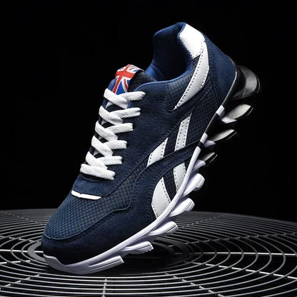 Brand Trend Size 46 47 48 Men's Wear-resistant Cushioning Thick-soled Fitness Sneakers Outdoor Breathable Running Shoes for Men