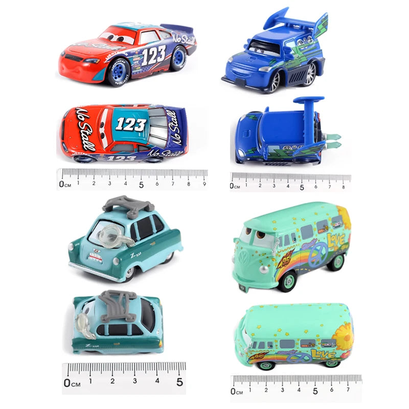 Disney Pixar Cars 3 Hibiscus 1:55 Diecast Metal Car Toy Black Storm Jackson Model Children Cars 2 Toys Boy Christmas Gifts