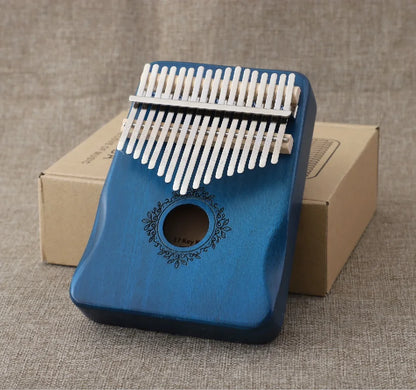 Kalimba music instrument Thumb Piano 17 Keys Mahogany Wood Finger Piano Combinations Gifts for Kids Portable Mbira Finger Piano