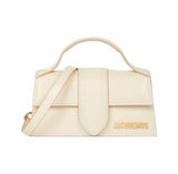Jacquemus Luxury Yellow Women's Top Handle Purse, Half-Round Design, Brand Leather Underarm Flap Shoulder Bag, Fashion