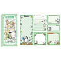 Cute Cartoon Sticky Notes Set 9 Designs 180 Sheets Foldable Memo Pads for Office School Journaling and Desk Organization