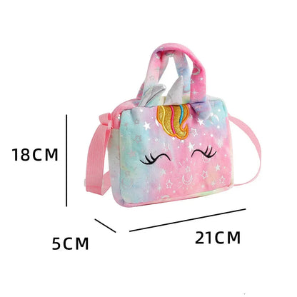 Bolsos de unicornio para niñas, bonitos bolsos cruzados para niños, regalo para niñas, monedero pequeño.