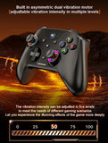 Lenovo S02 Wireless Bluetooth Gaming Controller, Dual Hall Trigger Wireless Gamepad, For Switch, PC, Android, IOS, TV