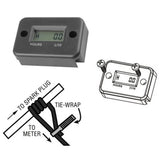 Digital Hour Meter LCD Counter For ATV Motorcycle Instruments Clocks Snowmobile Boat Generator Bike Car Accessories