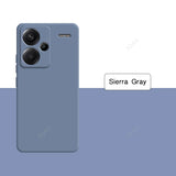 Original Soft Case for Xiaomi Redmi Note13 Note 13 Pro Plus Pro+ 13Pro+ 5G Shockproof Full Protective Liquid Silicone Back Cover