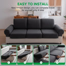 Waterproof Sofa Cover Luxury Adjustable Elastic Couch Cover for Living Room Sofa Seat Cover 1 2 3 4 seater l shaped full set