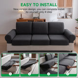 Waterproof Sofa Cover Luxury Adjustable Elastic Couch Cover for Living Room Sofa Seat Cover 1 2 3 4 seater l shaped full set