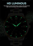 RUIGE Fashion Men's Watch Roman Scale Minimalist Men's Famous Watch Night Glow Waterproof Trendy Watch