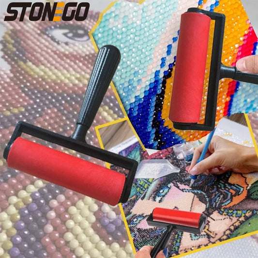 Rodillo para pintura de diamantes 5D de STONEGO, accesorios para pintura de diamantes DIY