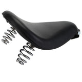 12" Motorcycle Universal PU Solo Driver Seat Springs Bracket Mount Kit For Harley Honda Yamaha Kawasaki Suzuki Indian Triumph