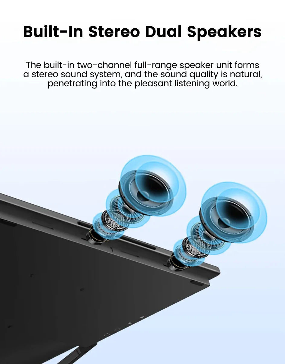 2025 15.6 Dual Screen 1920*1080P 60Hz Touch/Non-Touch Portable Monitor IPS Low Blue Light Eye Protection 360° Folding Drive-free